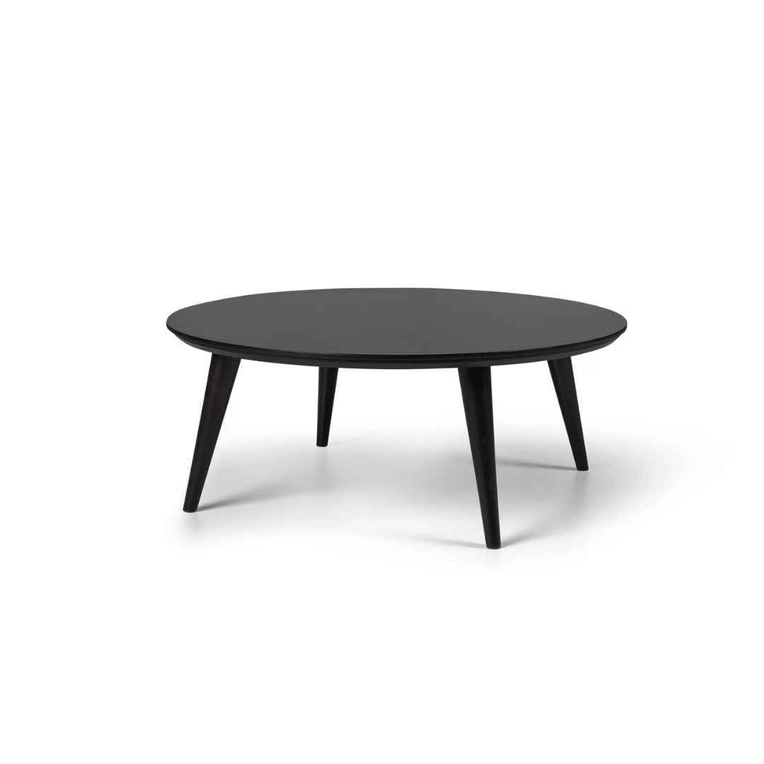 Black Silhouette Circular Coffee Table Trio


