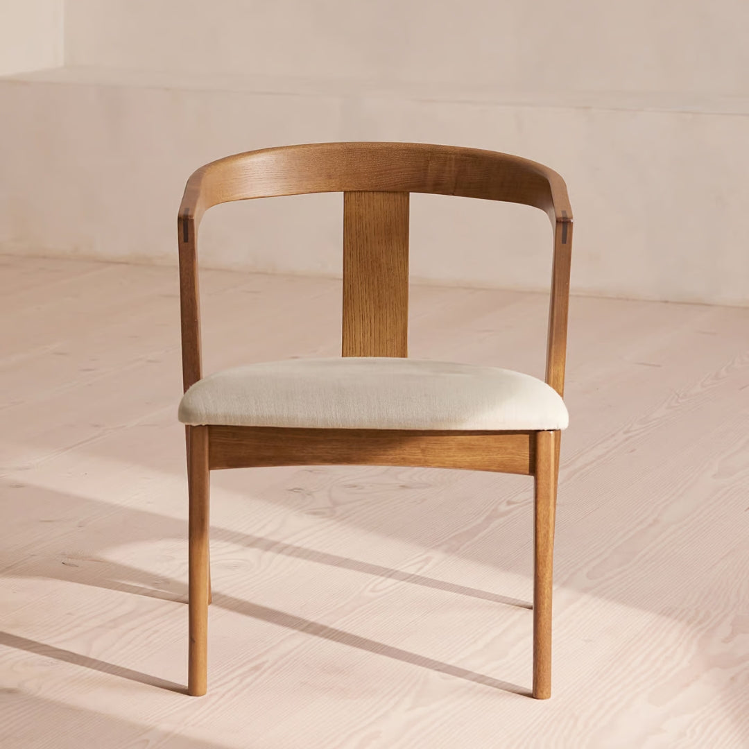 Olive Green Modern Arch Dining Chair