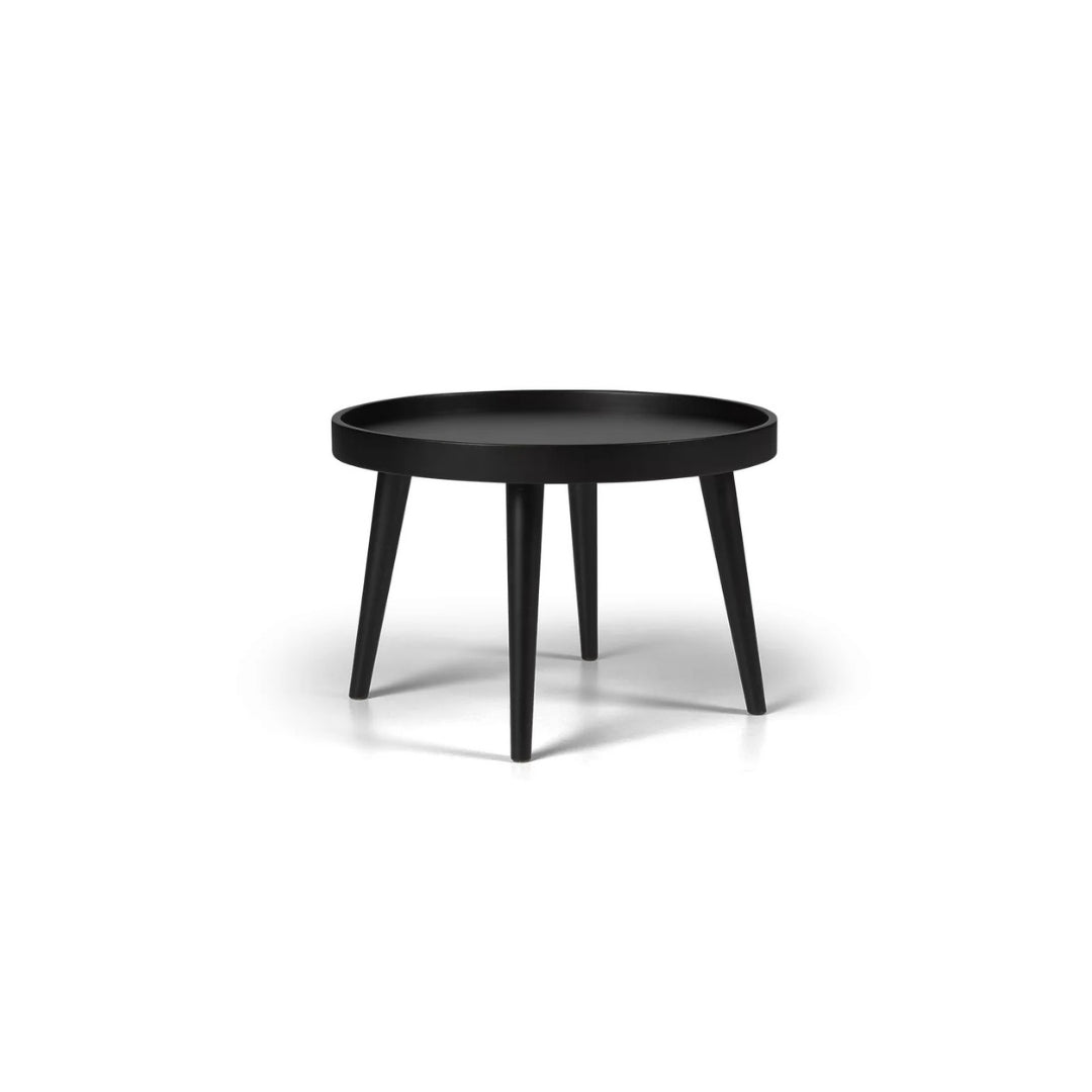 Black Silhouette Circular Coffee Table Trio


