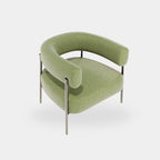Modern Curve Upholstered Accent Chair