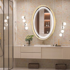 Aurora Oval LED Mirror

