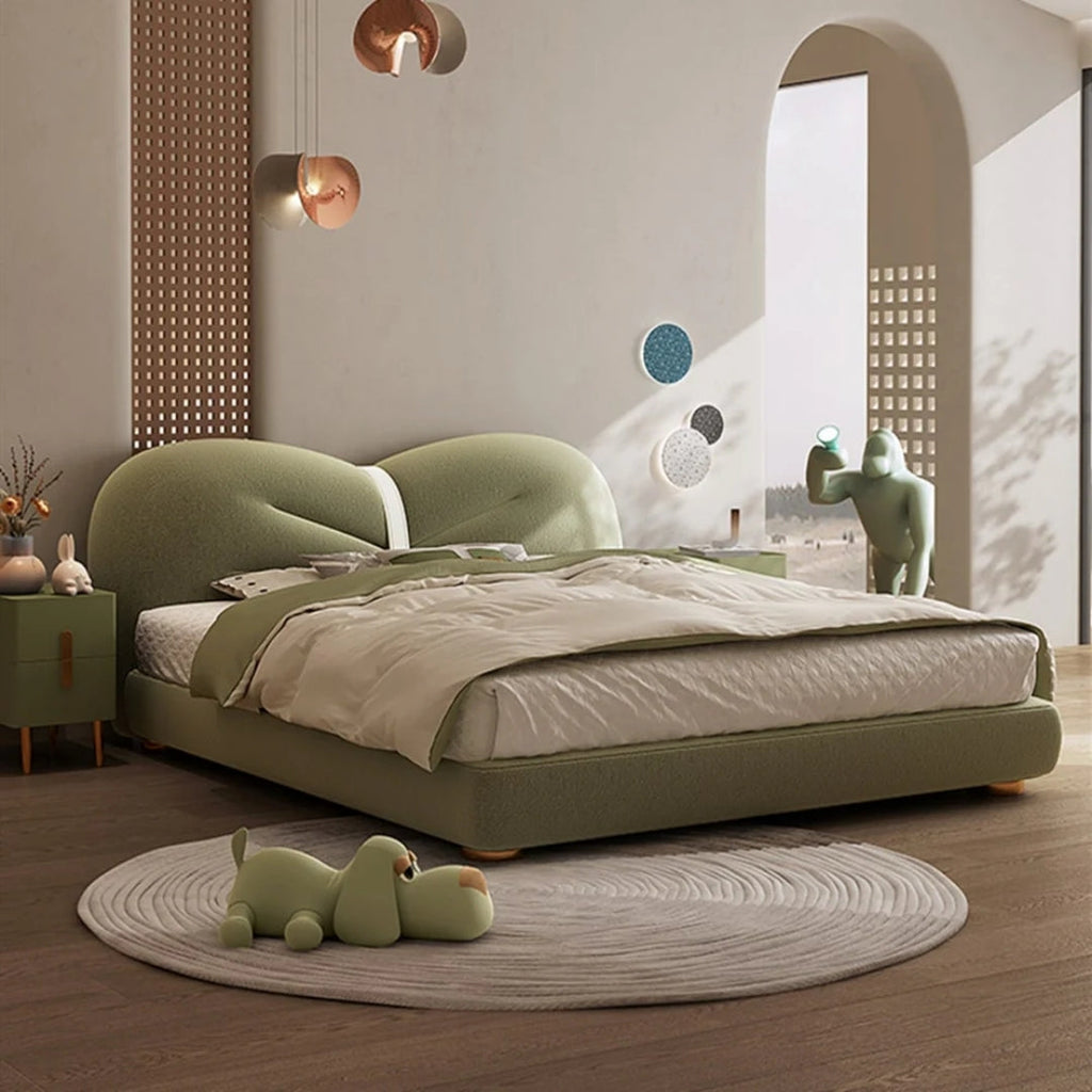 Olive Dream Comfort Upholstered Bed for Luxury Bedroom