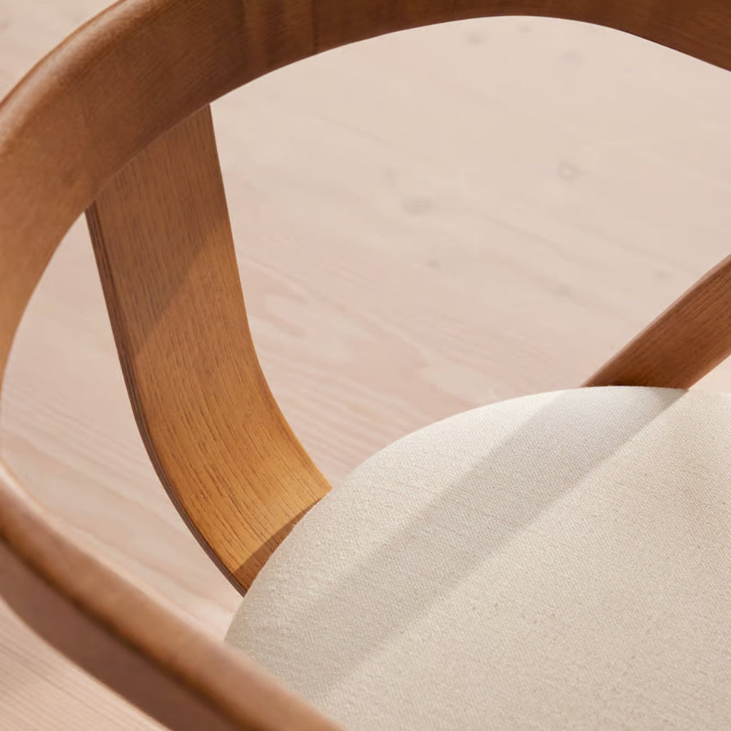 Olive Green Modern Arch Dining Chair