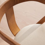 Olive Green Modern Arch Dining Chair