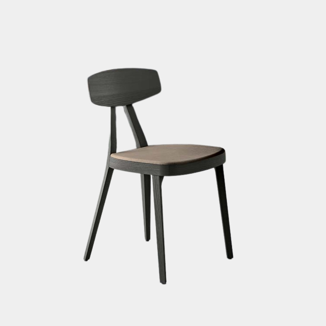 Modern Matte Charcoal Dining Chair