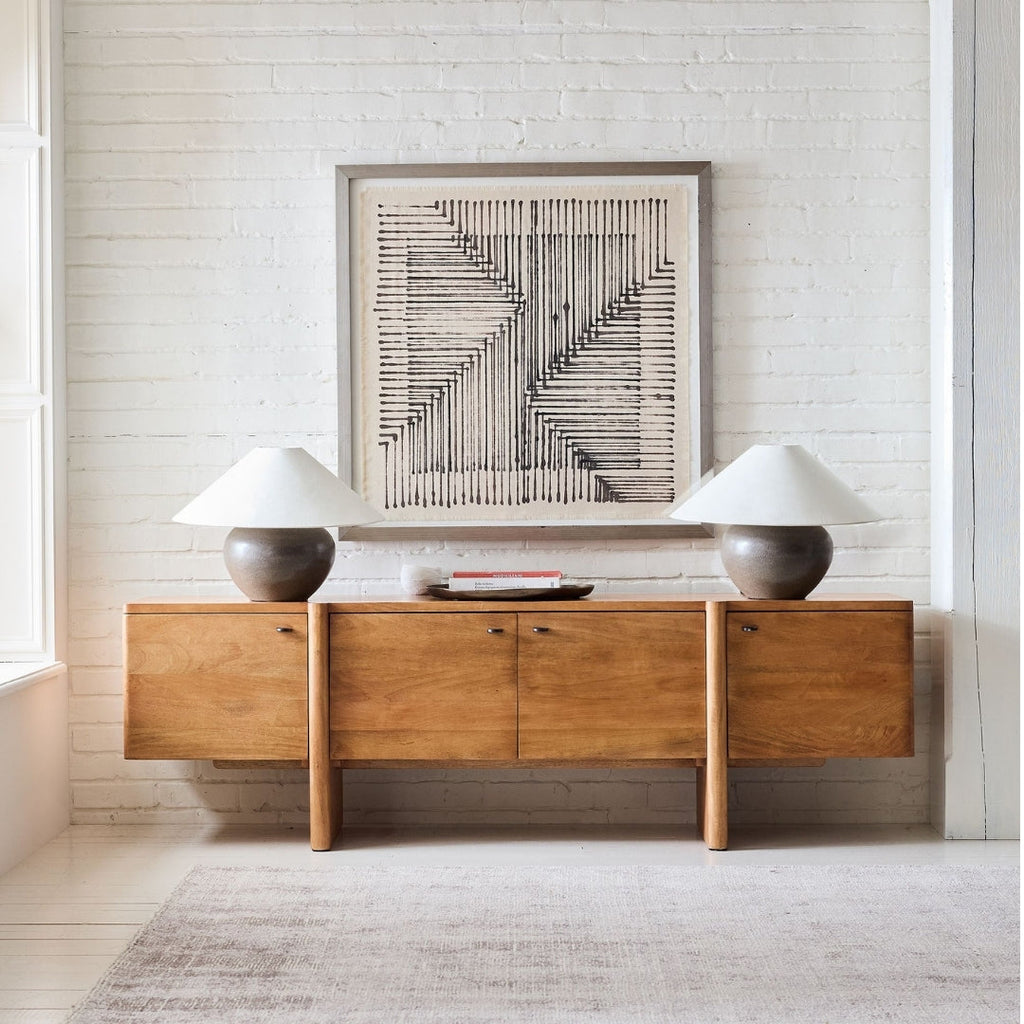 Classic Minimal Wood TV Unit

