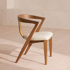 Olive Green Modern Arch Dining Chair