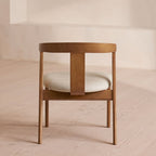 Olive Green Modern Arch Dining Chair