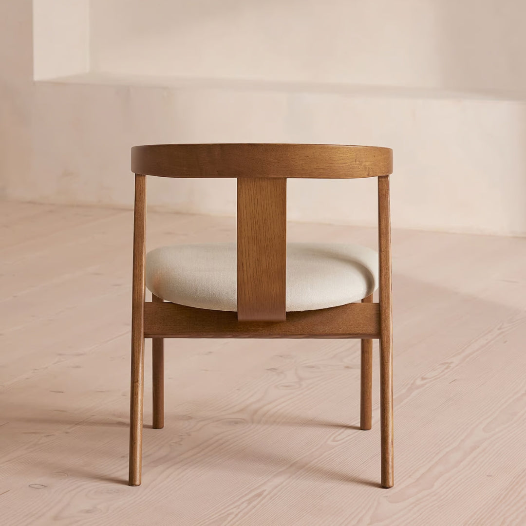 Olive Green Modern Arch Dining Chair