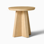 Mid-Century Walnut Finish Side Table