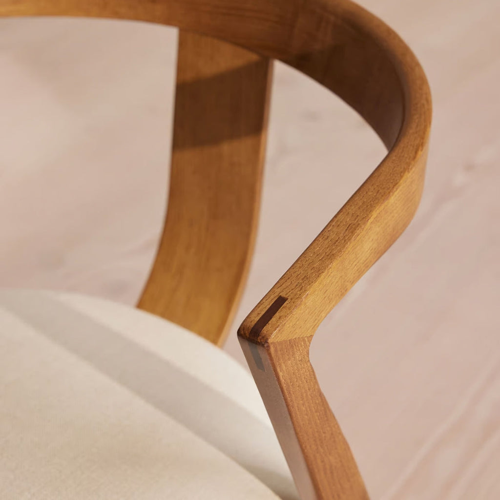 Olive Green Modern Arch Dining Chair