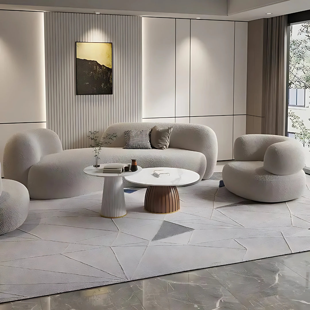 3 Seater Cozy Cloud Curved Sofa 