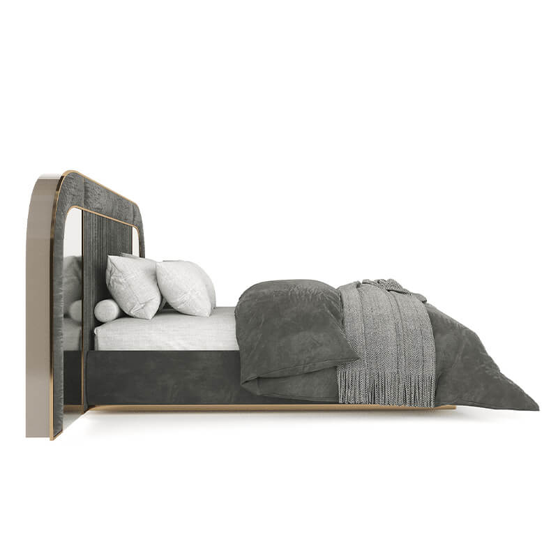 Upholstered king size bed online