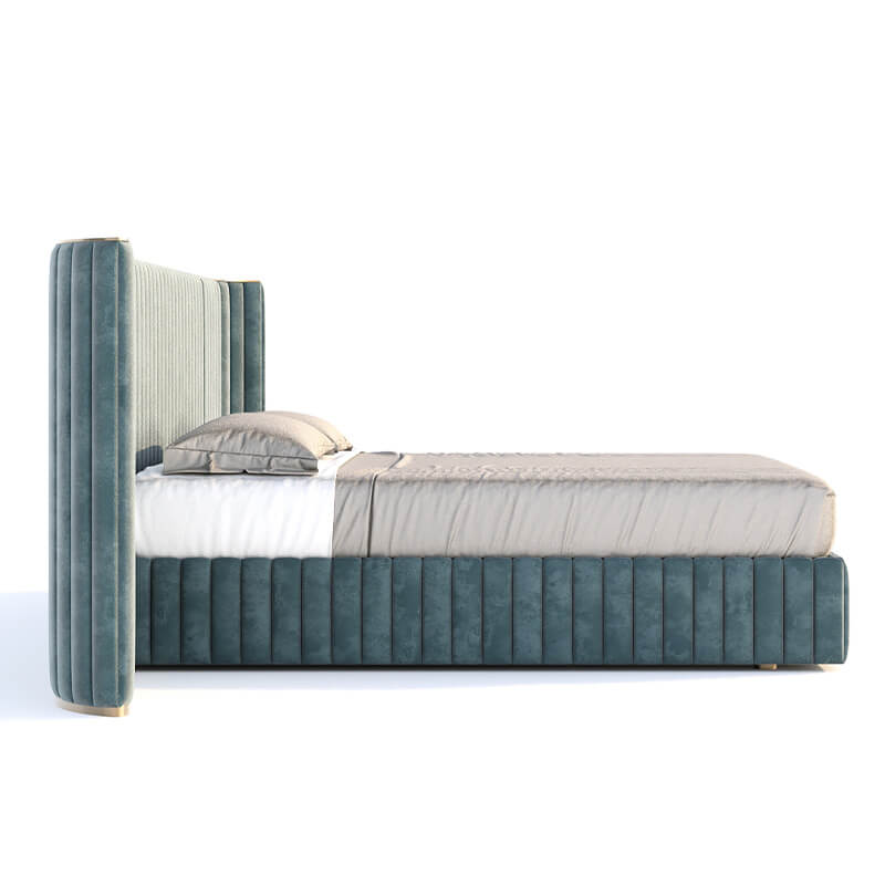 Upholstered king size bed online