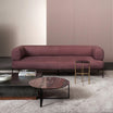 3 Seater Amara Elevated Capsule Sofa With Legs