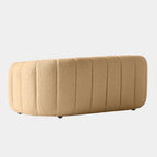 2 Seater Contemporary Curved Lounge Sofa