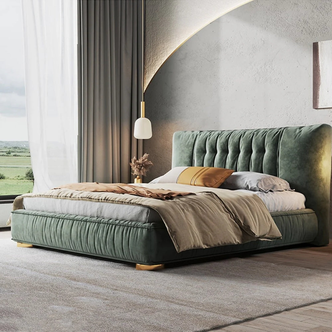 Modern Luxe Upholstered Bed