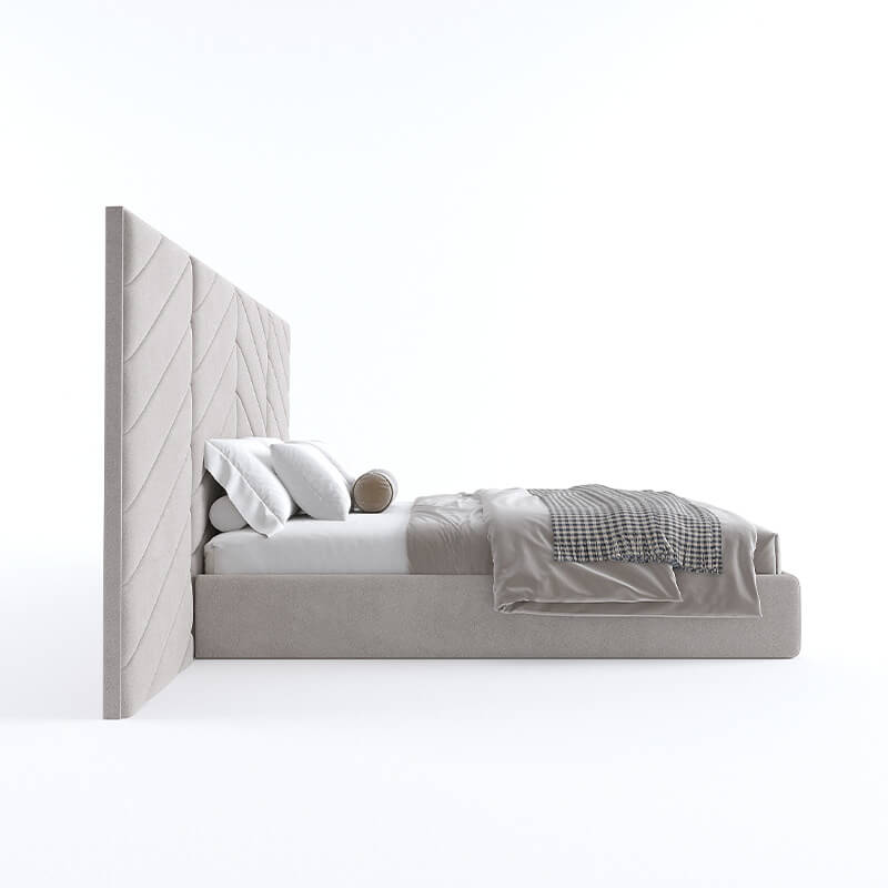 Upholstered king size bed online