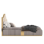 Upholstered king size bed online