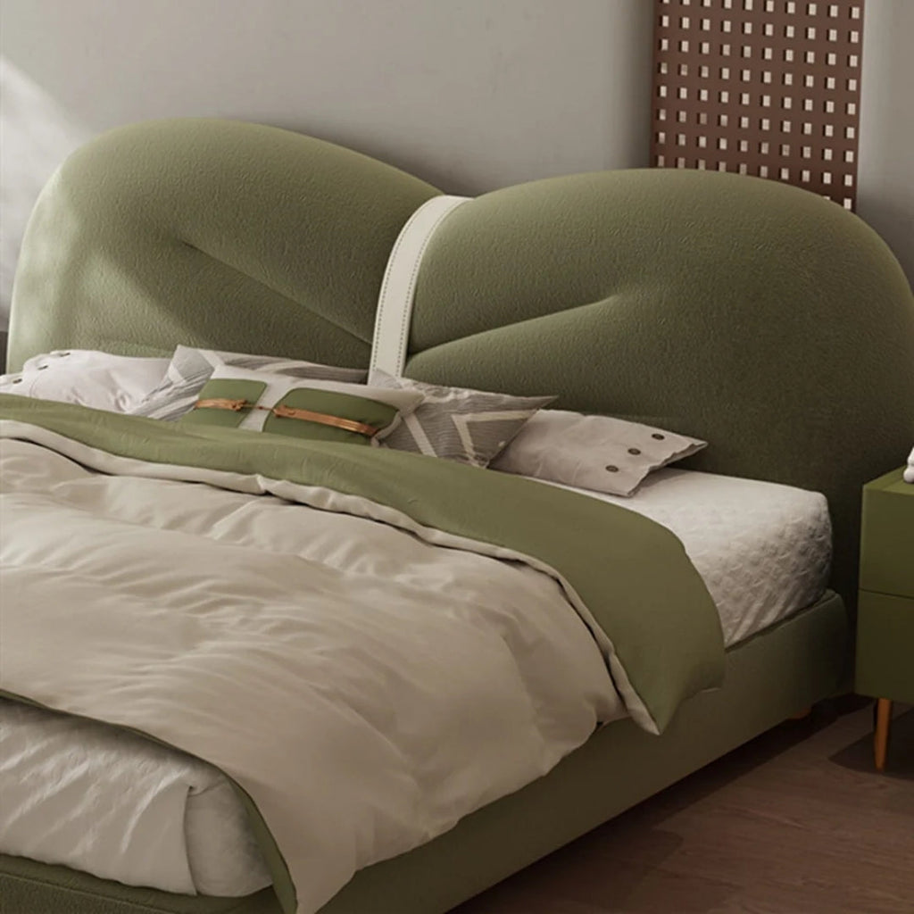 Olive Dream Comfort Upholstered Bed for Luxury Bedroom