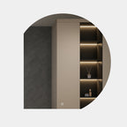 Modern Eclipse LED Mirror