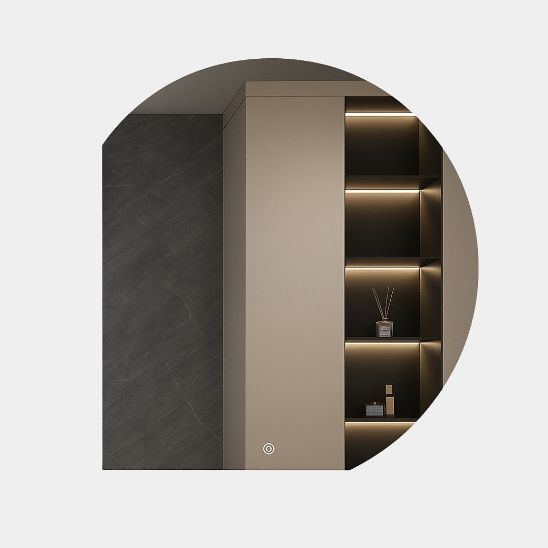 Modern Eclipse LED Mirror