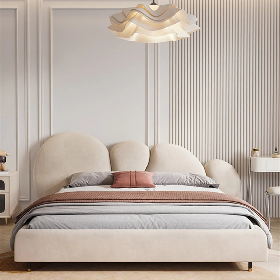 Celeste Cloud Upholstered Bed with Comforting Headboard