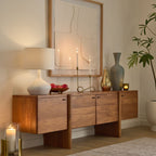 Classic Minimal Wood TV Unit

