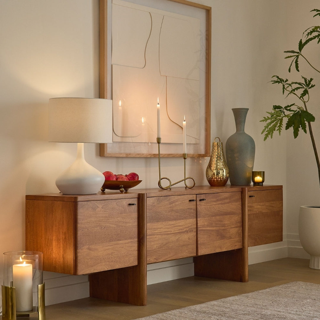 Classic Minimal Wood TV Unit

