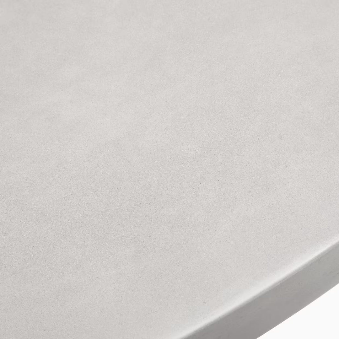 Minimalist Gray Round Base Cafe Table 