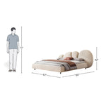 Celeste Cloud Upholstered Bed with Comforting Headboard