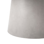 Minimalist Gray Round Base Cafe Table 