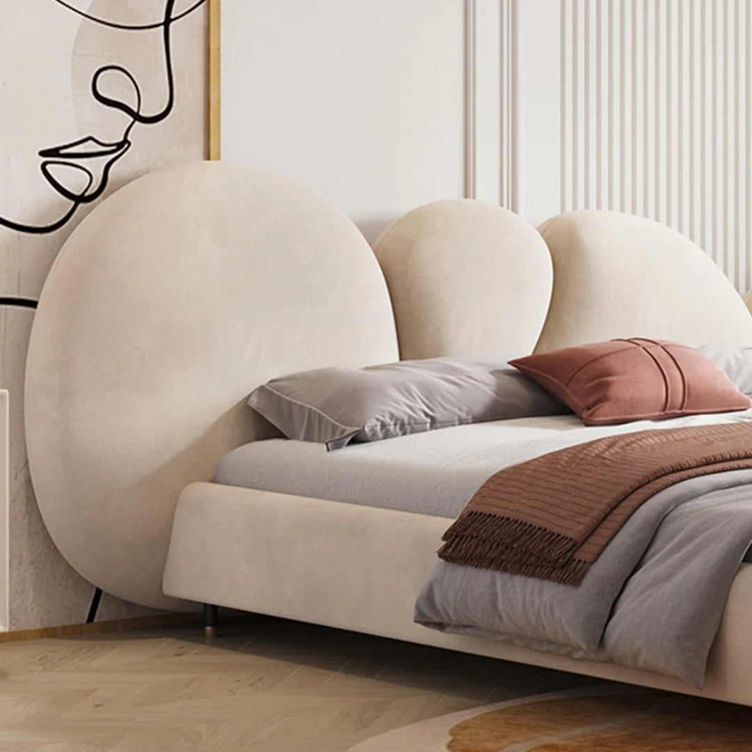 Celeste Cloud Upholstered Bed with Comforting Headboard