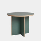 Modern Green Round Cafe Table