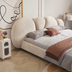 Celeste Cloud Upholstered Bed with Comforting Headboard
