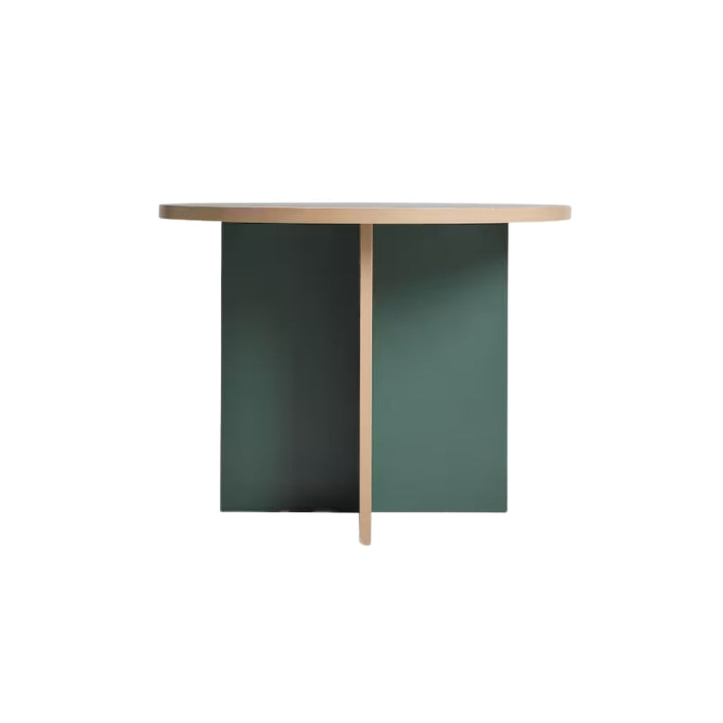 Modern Green Round Cafe Table