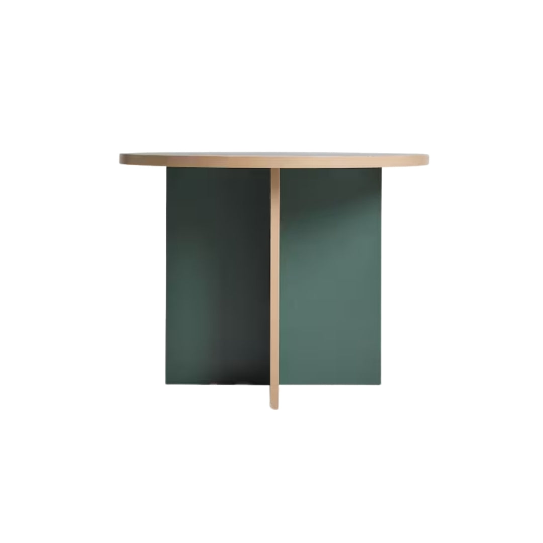 Modern Green Round Cafe Table