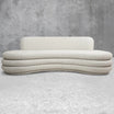 4 Seater WaveLayer Modern Curved Sofa