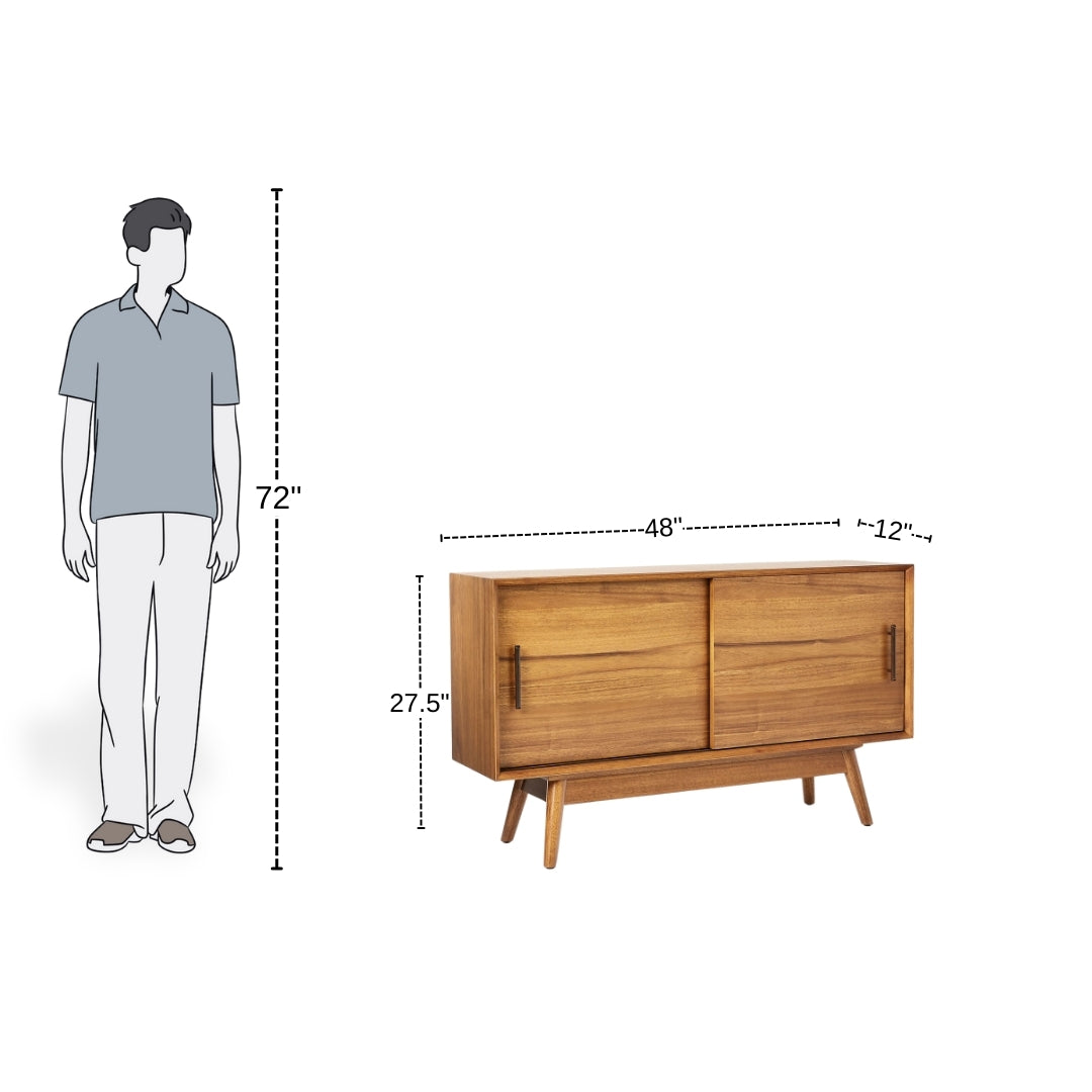Timeless Modern Tapered Leg TV Unit
