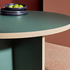 Modern Green Round Cafe Table
