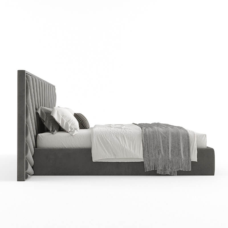 Upholstered king size bed online
