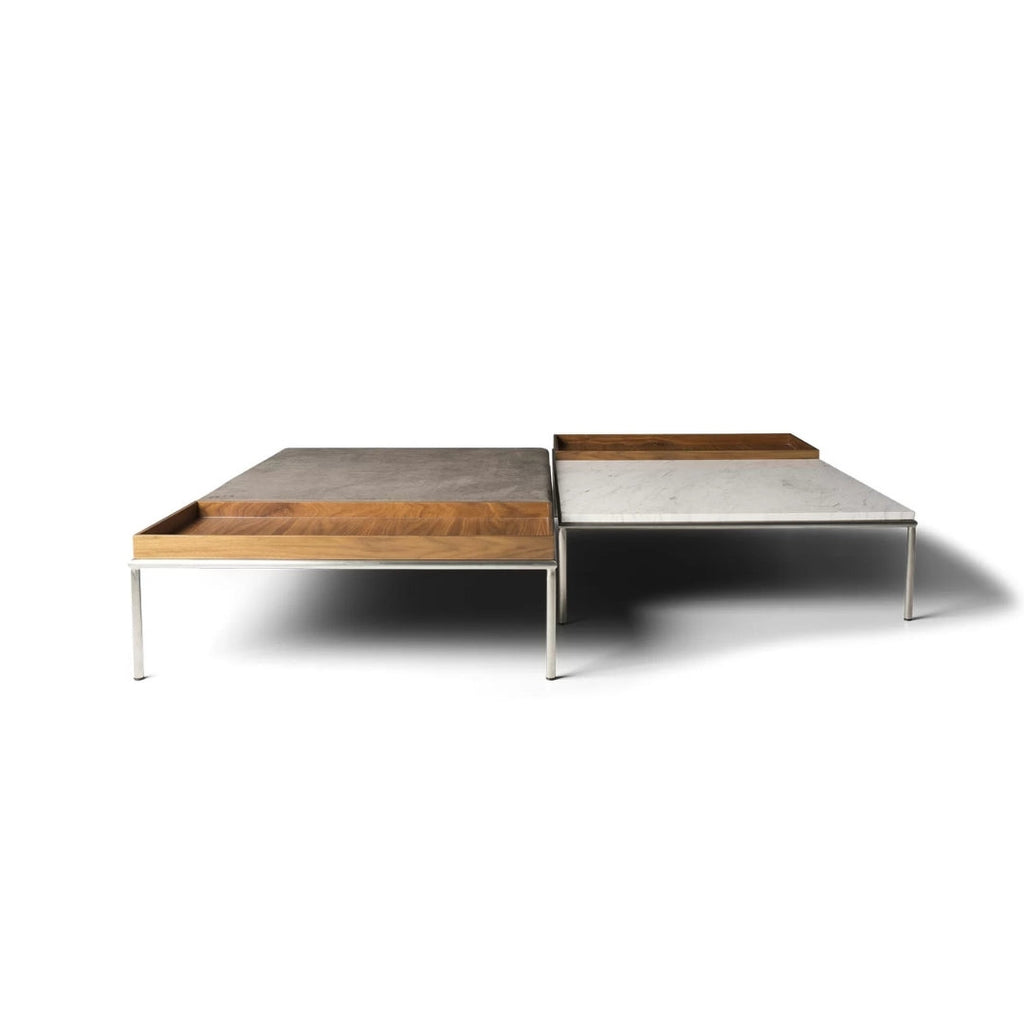 Balance Marble-Wood Coffee Table

