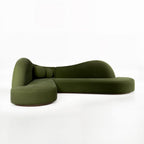 6 Seater Curvy Wave L-Shape Sectional Sofa