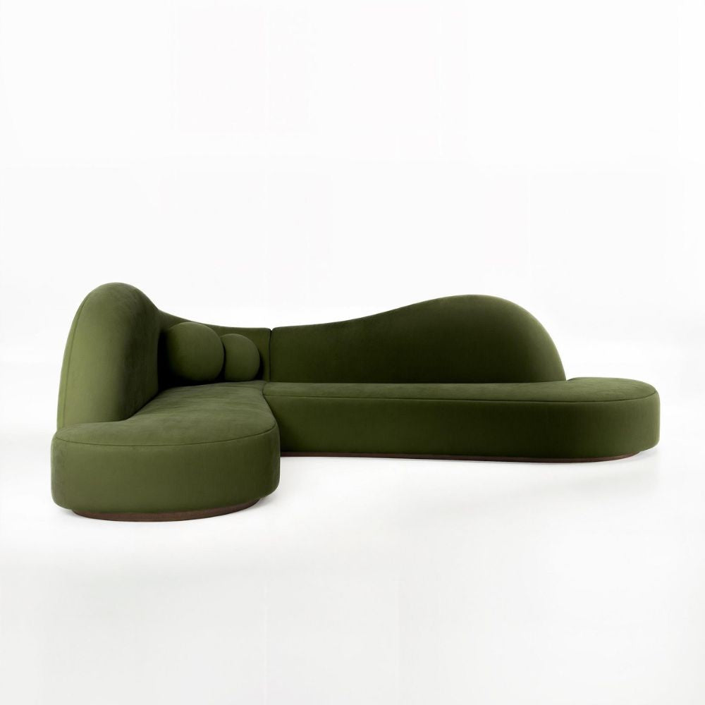 6 Seater Curvy Wave L-Shape Sectional Sofa