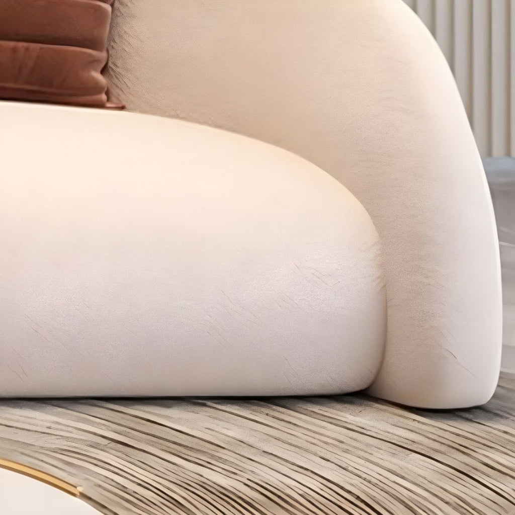 3 Seater Aura Soft Curved Sofa