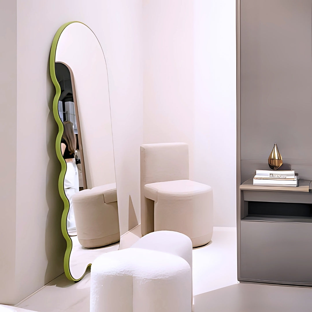 Sculpted Ripple Edge Full-Length Mirror
