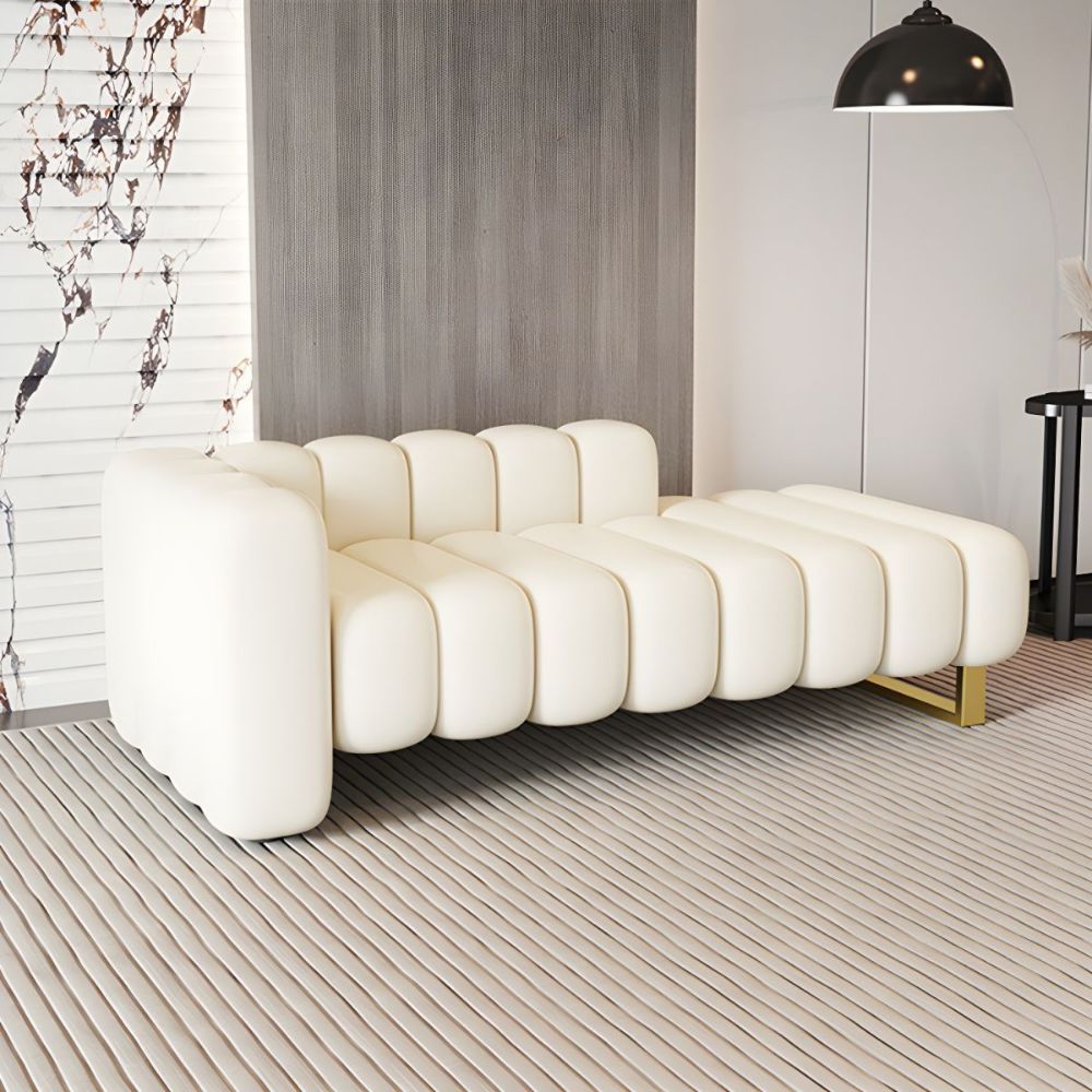 3 Seater Tufted Lounger Sofa