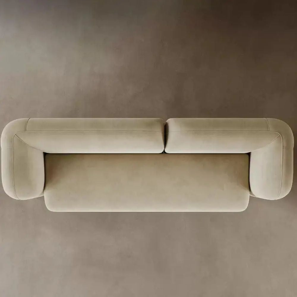 3 Seater Dune Organic Floating Curved Sofa