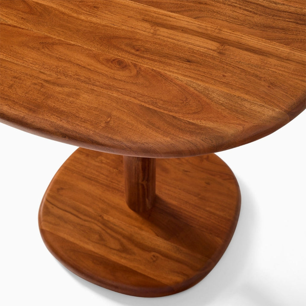 Classic Smooth Wood Cafe Table