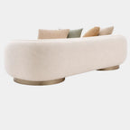 3 Seater Luxe Rounded Lounge Sofa